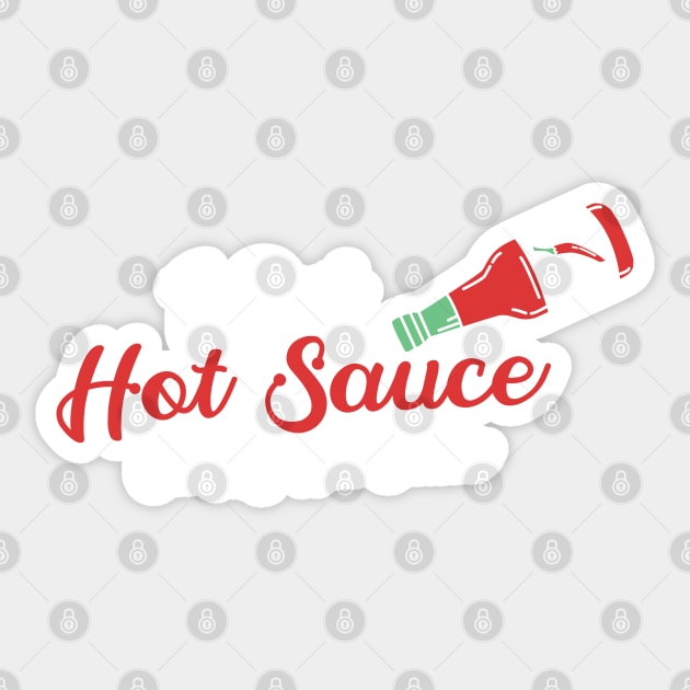 SAUCE: Hot Sauce On Hot Sauce Sticker by woormle